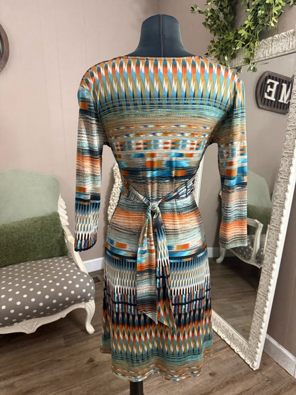 Ilse Jacobsen • Y2K Jersey Geometric Print Dress - Picture 14 of 15